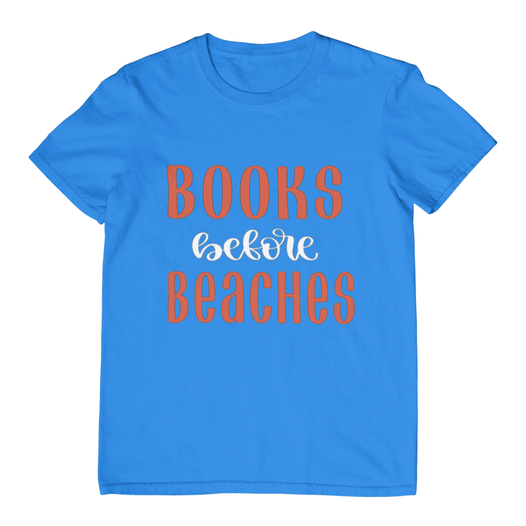 Books Before Beaches Youth T-Shirt