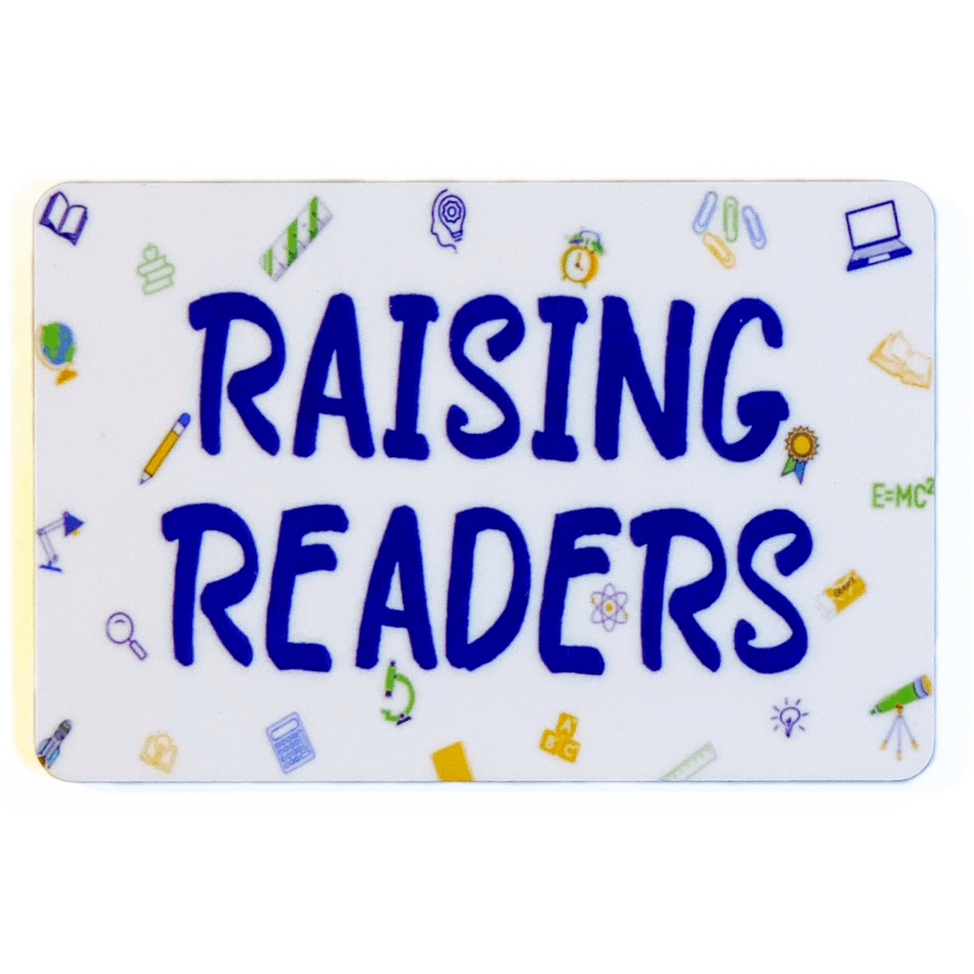 Raising Readers Fridge Magnet
