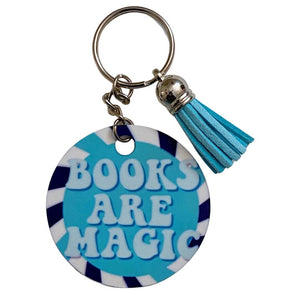 Books Are Magic Keychain