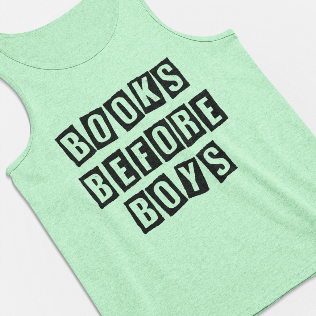 Ladies Books Before Boys Jersey Tank