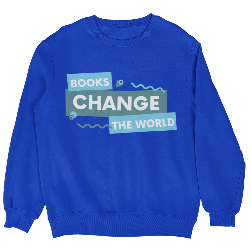 Books Change The World  Fleece Sweater